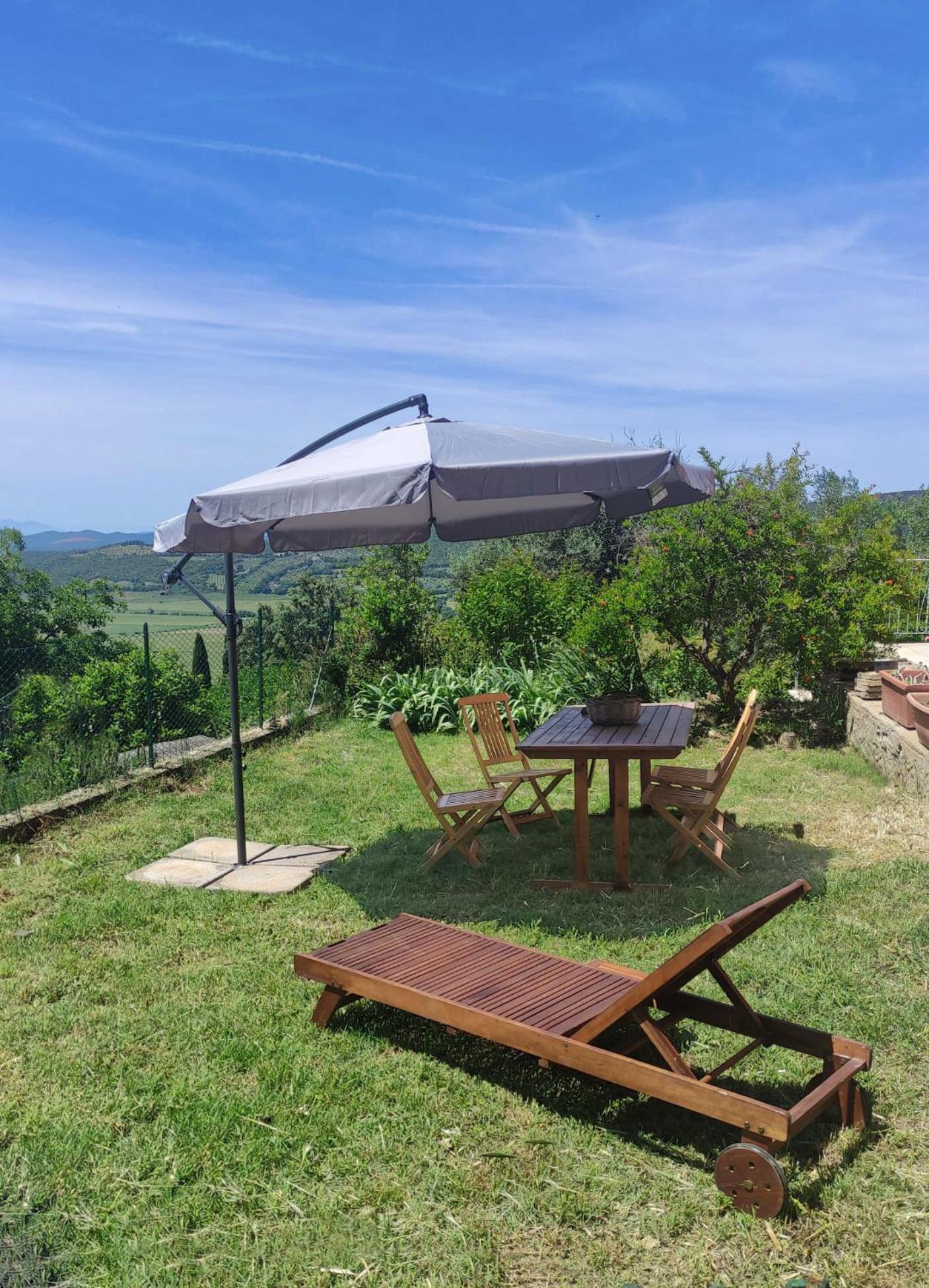 Villa Panoramica Garden Bike Massa Marittima Exterior foto